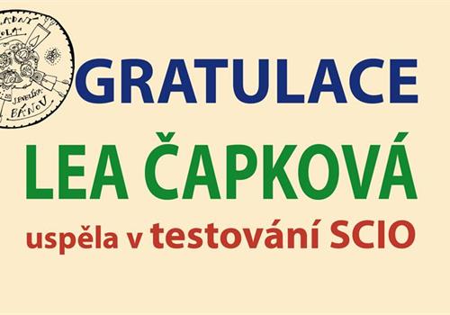 NEJLEPŠÍ V OBECNÝCH STUDIJNÍCH PŘEDPOKLADECH A DRUHÁ NEJLEPŠÍ V ČEŠTINĚ